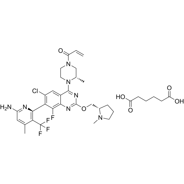Divarasib adipate (GDC-6036 adipate) 2762240-36-6